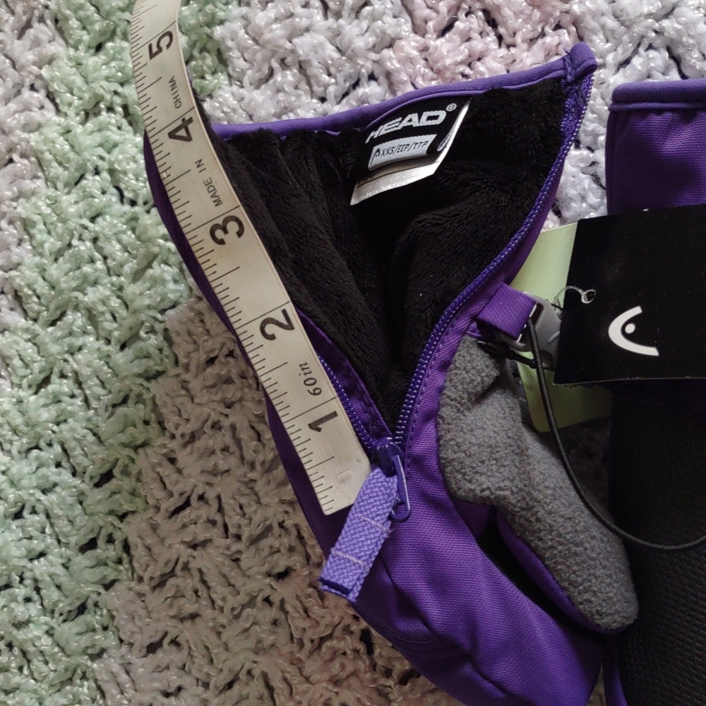 Head XXS Jr. Ski Mitten Purple Dupont Sorona - Picture 9 of 13